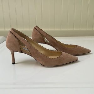 Jimmy Choo Pink Suede Heels